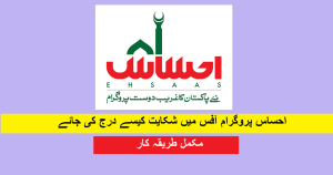 How to Register Complaint in Ehsaas Program Office